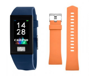 Horlogeband Smartwatch Calypso K8500.5 Kunststof/Plastic Oranje 13mm