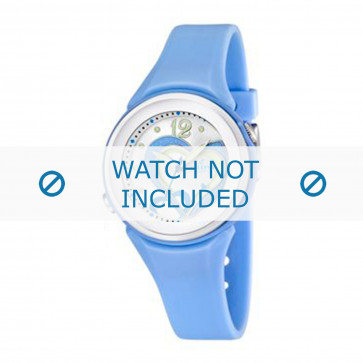 Calypso horlogeband K5576-2 Rubber Lichtblauw