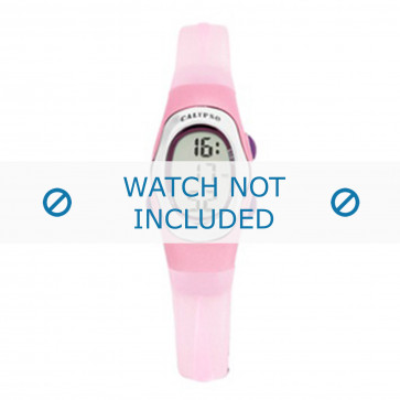 Calypso horlogeband K6018-8 Rubber Roze