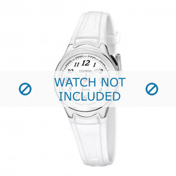 Horlogeband Calypso K6067-1 Kunststof/Plastic Wit 7mm