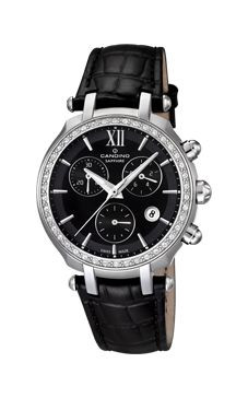 Horlogeband Candino C4522/2 Leder Zwart