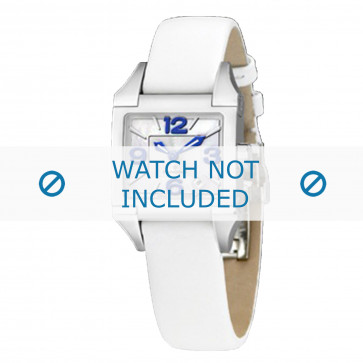 Horlogeband Candino C4361-1 Leder Wit 17mm