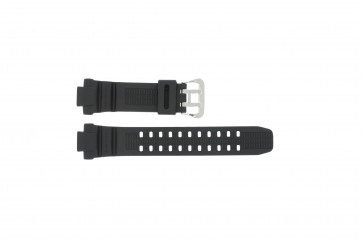 Casio horlogeband G-1000-1A Rubber Zwart 14mm 