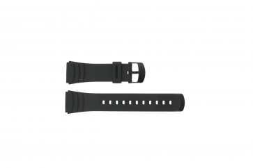 Casio horlogeband DBC-32C-1BW Rubber Zwart 22mm 