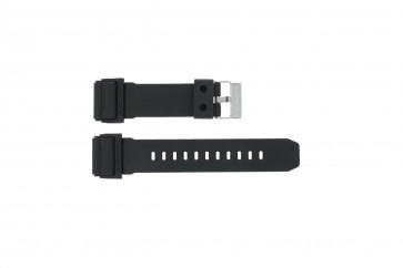 Casio horlogeband GD-400-1W / 10475776 Rubber Zwart 26mm 