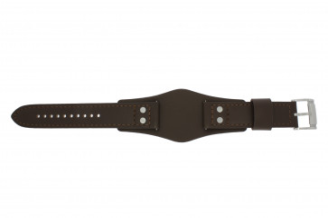 Fossil horlogeband CH-2890 / CH-2891 Leder Bruin 22mm 