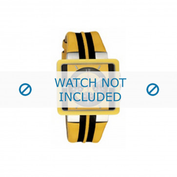 Horlogeband Dolce & Gabbana DW0063 Leder Geel 11mm