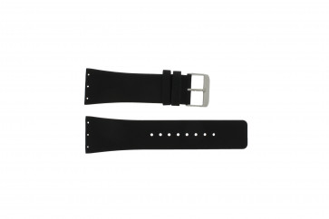 Danish Design horlogeband IQ12Q641 / IQ12Q767 / IQ14Q641 / IQ13Q641 Leder Zwart 28mm 