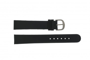Horlogeband Danish Design IQ16Q672 / DD-20 Leder Zwart 20mm
