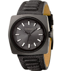 Horlogeband Diesel DZ1300 Leder Zwart 28mm