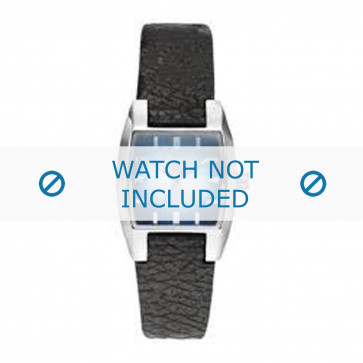 Horlogeband Diesel DZ1033 Leder Zwart 13mm