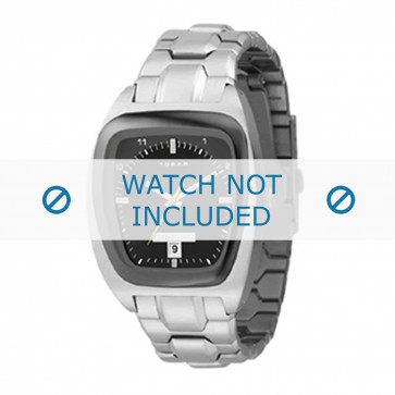 Diesel horlogeband DZ1067 Staal Zilver 20mm