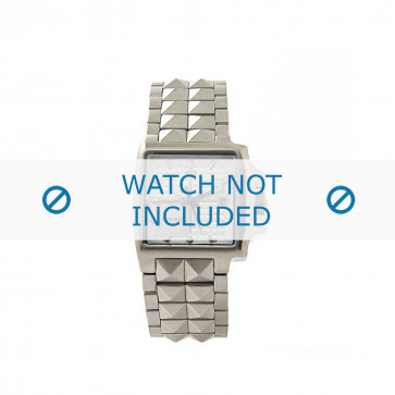 Diesel horlogeband DZ1086 Staal Zilver 12mm