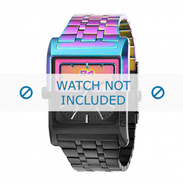 Diesel horlogeband DZ1348 Staal Multicolor 30mm