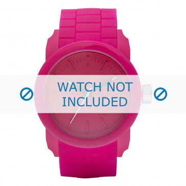 Diesel horlogeband DZ1439 Silicoon Roze 24mm