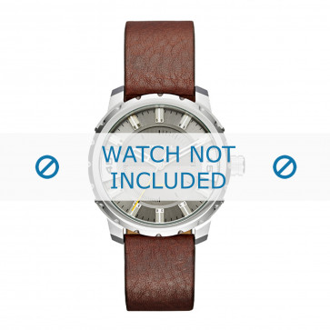 Horlogeband Diesel DZ1724 Leder Bruin 20mm