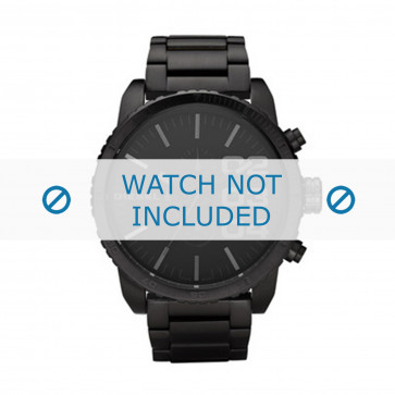 Diesel horlogeband DZ4207 Staal Zwart 26mm