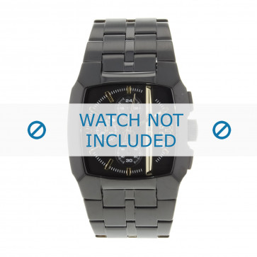 Diesel horlogeband DZ4259 Staal Zwart 31mm