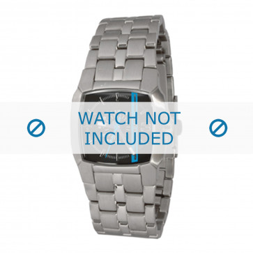 Diesel horlogeband DZ5204 Roestvrij staal (RVS) Zilver 21mm