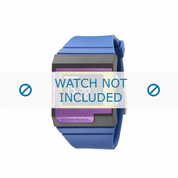 Diesel horlogeband DZ7151 Silicoon Blauw 23mm
