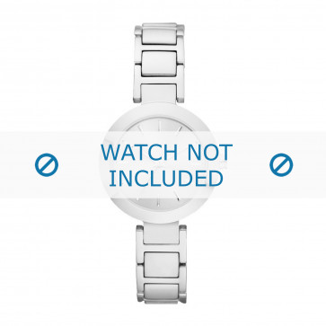 DKNY horlogeband NY2398 Staal Zilver 18mm