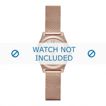 DKNY horlogeband NY2489 Staal Rosé 8mm