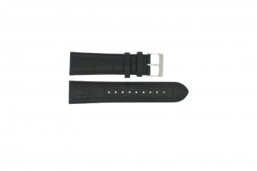 Horlogeband Esprit ES101001 Croco leder Zwart 24mm
