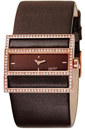 Horlogeband Esprit ES-103072003 Leder Donkerbruin 30mm