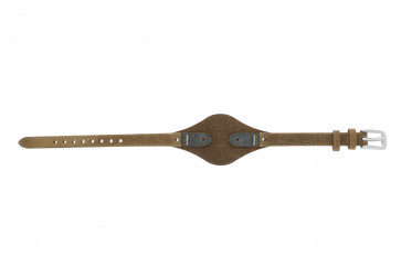 Fossil horlogeband ES-3060 Leder Donkerbruin 8mm 