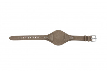 Horlogeband Fossil ES3625 Onderliggend Leder Beige 18mm