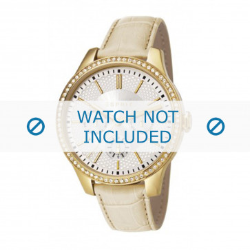 Horlogeband Esprit ES107132003-40L Leder Beige 16mm