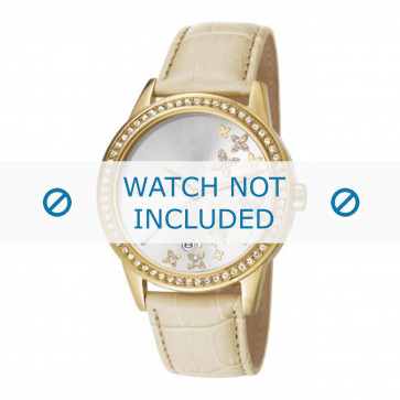 Horlogeband Esprit ES107302004-40L Leder Beige 18mm