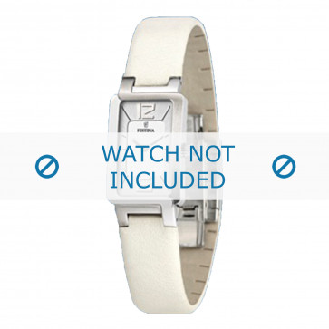 Horlogeband Festina F16218-1 Leder Beige 9mm