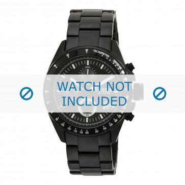 Fossil horlogeband CH2601 Staal Zwart 22mm