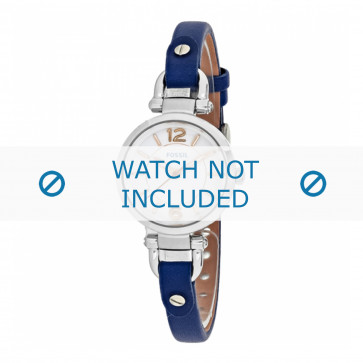 Horlogeband Fossil ES4001 Leder Blauw 8mm