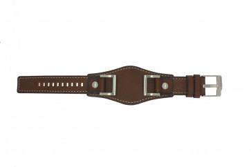 Fossil horlogeband JR1157 Leder Bruin 24mm + standaard stiksel