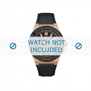 Horlogeband Guess W0674G6 Leder Zwart 19mm