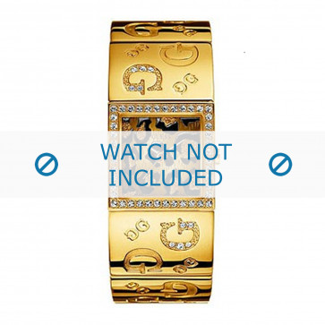 Guess horlogeband 90222L1 Staal Goud