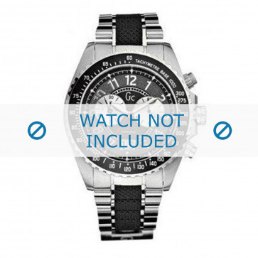 Guess horlogeband GC38002G Staal Zilver