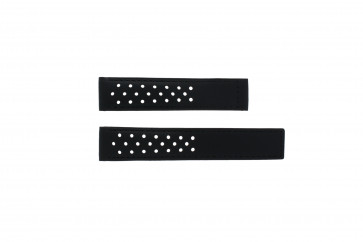 Horlogeband Tag Heuer FC6182 / CV2111-0 TK4782 Leder Zwart 19mm