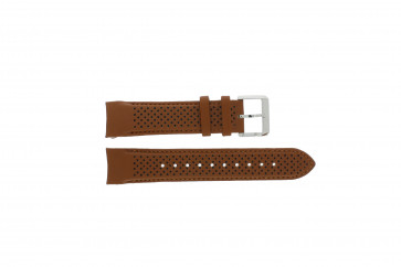 Hugo Boss horlogeband HB-188-1-14-2672 / HB1513118 Leder Cognac 22mm + bruin stiksel