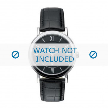 Horlogeband Hugo Boss HB-24-1-14-2034 / HB659302044 Leder Zwart 20mm