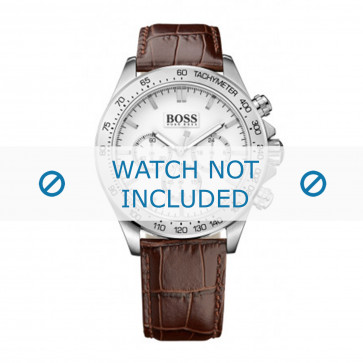 Horlogeband Hugo Boss HB-243-1-14-2766 / 1513175 Leder Bruin 22mm