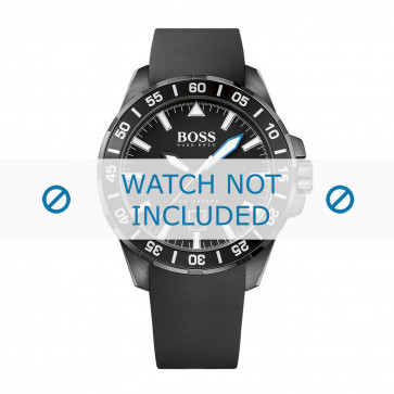 Horlogeband Hugo Boss HB-271-1-96-2805-HB1513229 Rubber Zwart 22mm