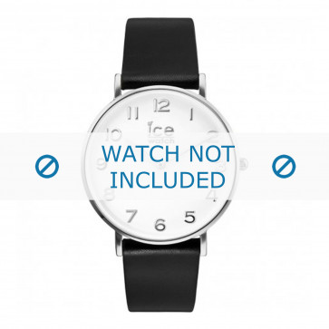 Ice Watch horlogeband 001502 / CT.BSR.36.L.16 Leder Zwart 18mm