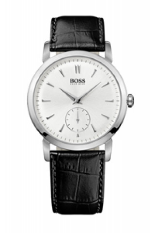 Horlogeband Hugo Boss HB-140-1-14-2478 / HB659302437 Leder Zwart