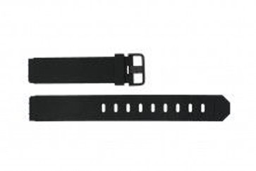 Horlogeband Jacob Jensen 752 / 753 / 762 / 763 / 778 Rubber Zwart 17mm