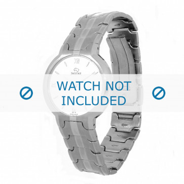 Jaguar horlogeband J427 Staal Zilver