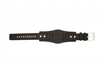 Fossil horlogeband JR1068 Leder Donkerbruin 20mm 
