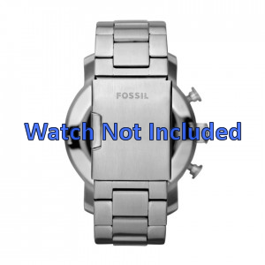 Fossil horlogeband JR1353 Staal Zilver 24mm